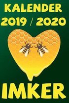Kalender 2019 / 2020 Imker: Planer mit Kalender, Agenda also Organizer Juli 2019 bis Dezember 2020