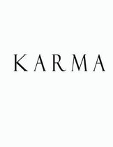 Karma: Black White Decorative Book to Stack Together on Coffee Tables, Bookshelves and Interior Design - Add Bookish Charm De