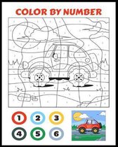 Color by Number: Stress Relieving Designs Birds Butterflies Coloring book, Large Print Color by Number