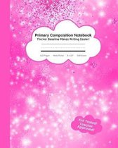 Primary Composition Notebook Thicker Baseline Makes Writing Easi