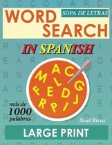 Word Search in Spanish Large Print