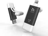 ADAM elements iKlips Lightning Flash Drive 256GB Grey