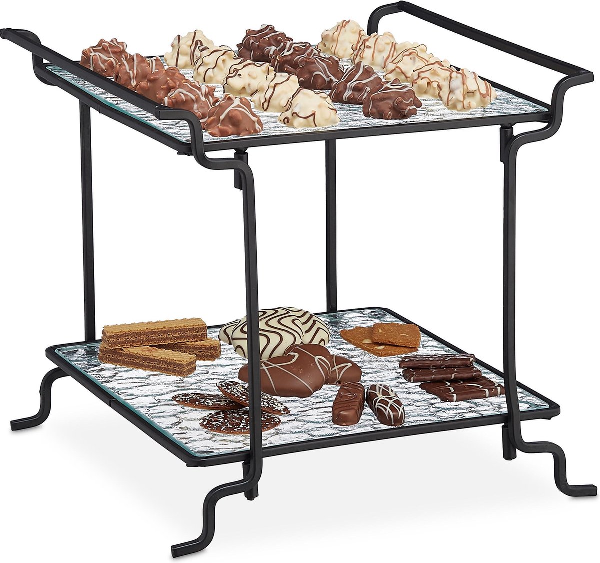 Artesà 2 Tier Slate & Wood Serving Stand | The Organised Store Artesà 2 Tier Slate & Wood Serving Stand | The Organised Store