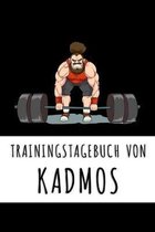 Trainingstagebuch von Kadmos: Personalisierter Tagesplaner für dein Fitness- und Krafttraining im Fitnessstudio oder Zuhause