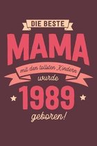 Die Beste Mama wurde 1989 geboren: Wochenkalender 2020 mit Jahres- und Monats�bersicht und Tracking von Gewohnheiten - Terminplaner - ca. Din A5