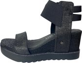 Sixty Seven - sleehak sandalen - maat 37 - dames - zwart