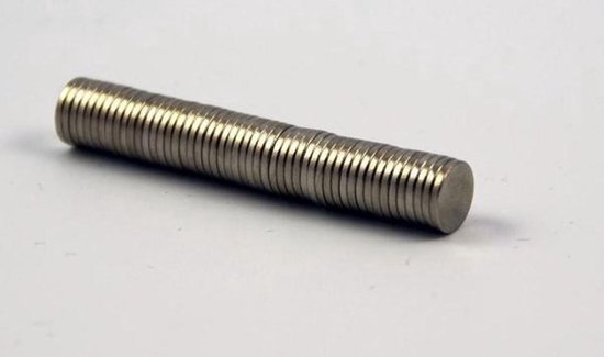Super sterke magneten - 8 x 1 mm (100-stuks) - Rond - Neodymium - Koelkast magneten - Whiteboard magneten - Klein - Ronde - 8x1mm - Minigadgets