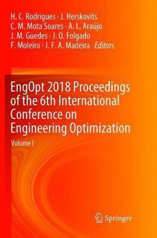 EngOpt 2018 Proceedings of the 6th International Conference  ... - cover