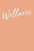 Wellness: Stylish Journal in Coral with Food Diary, Exercise Tracker, Meal Planner, and More