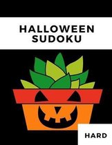 Halloween Sudoku: 100 Hard Puzzles In Large Print Halloween Themed