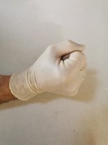 Wegwerphandschoenen LATEX 100 stuks