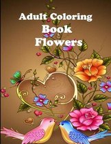 Adult Coloring Book Flowers