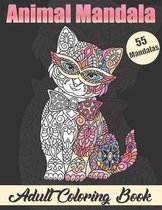 Animal Mandala Adult Coloring book