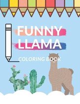 Funny Llama Coloring Book