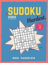 Sudoku book series by Tommy King Hardest Level Volume 4 300 puzzles inside Find your level here