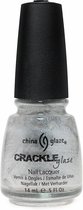 China Glaze Crackle Nagellak - Platinum Pieces