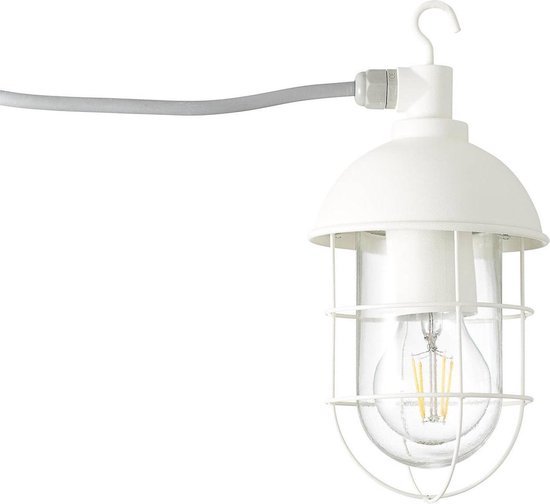 BRILLIANT lamp Utsira hanglamp voor buiten wit mat | 1x A60, E27, 60W, gf  normale... | bol.com