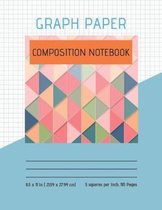 Graph Paper Composition Notebook: Quad Ruled 5 Squares per Inch - Double Sided Sheets - (110 Grid Ruled Pages)- Composition Book -Great for Math and E