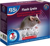 BSI - Flash Grain Graantjeslokaas - Muizengif - 150 g lokaas - 15x10 g