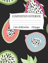 Composition Notebook 7.44 x 9.69 Inches 110 pages: Bullet Dot Grid College Gift for Students, Teacher, Friend To Write Goals, Ideas & Thoughts, Writin