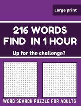 216 words in 1 hour, up for the challenge?