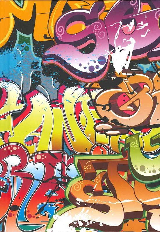 Bol Com Notebook Hallmark Graffiti Wall Gelinieerd