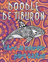 Doodle de tiburon - Libro de colorear para adultos