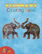 elephant coloring book for adult