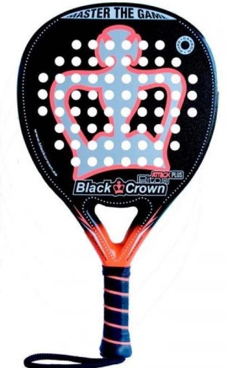 Black Crown Piton Attack Plus (Teardrop) - 2021 padelracket