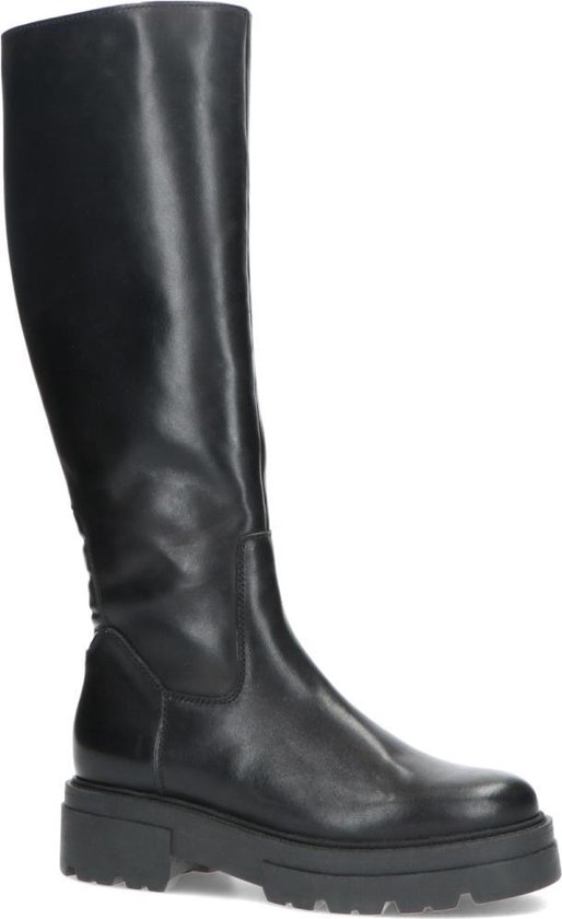 Sacha - Dames - Zwarte hoge chelsea boots - Maat 39 | bol.com