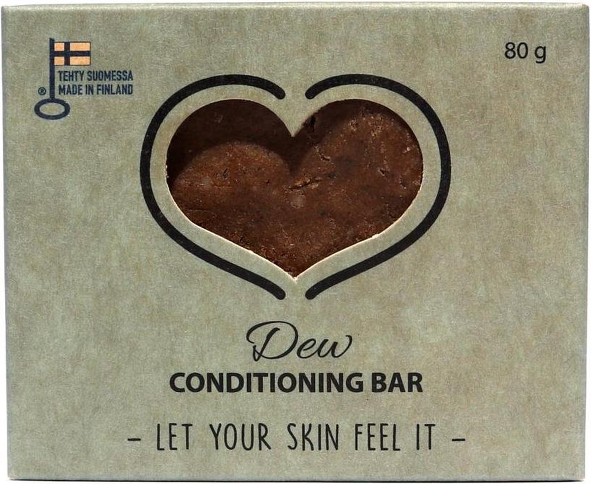Catteco - Conditioner bar Dew 2:1 - Conditioner bar krullen - Duurzaam -Vegan - 80g