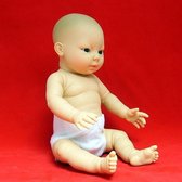 The Doll Factory Babypoppen Aziatisch Jongetje 34 cm