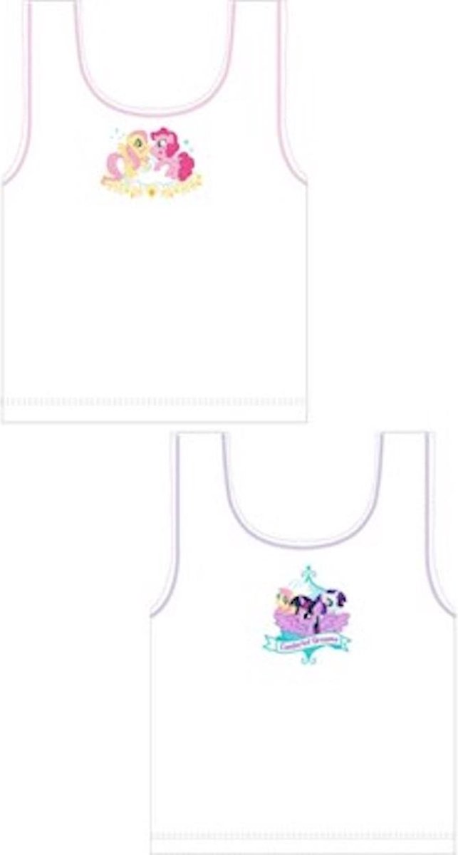 Set van 2 hemden van My Little Pony maat 104/110 - Merkloos
