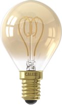 CALEX - LED Lamp - Kogellamp Filament P45 - E14 Fitting - Dimbaar - 4W - Warm Wit 2100K - Amber - BSE