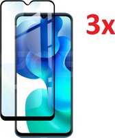 Full Cover 3D Edge Tempered Glass Screenprotector - Geschikt Voor Xiaomi Mi 10 Lite 5G - Ultradun Gehard Glas - Set Van 3 Screenprotectors