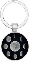 Akyol - maan Sleutelhanger - Maan - de ruimte liefhebbers - maan - moon - ruimte - 2,5 x 2,5 CM