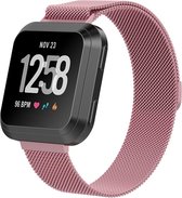 Shop4 - Samsung Galaxy Watch 42mm Bandje - Metaal Roze