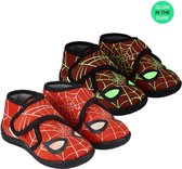 Marvel - Spiderman - Sloffen - Glow in de dark - Rood