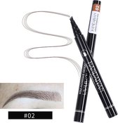 Joya Beauty® Microblading Eyebrow Tattoo Pen | Waterproof Tattoo Wenkbrauw Pen | Wenkbrauwpen | Kleur 2: Licht Bruin