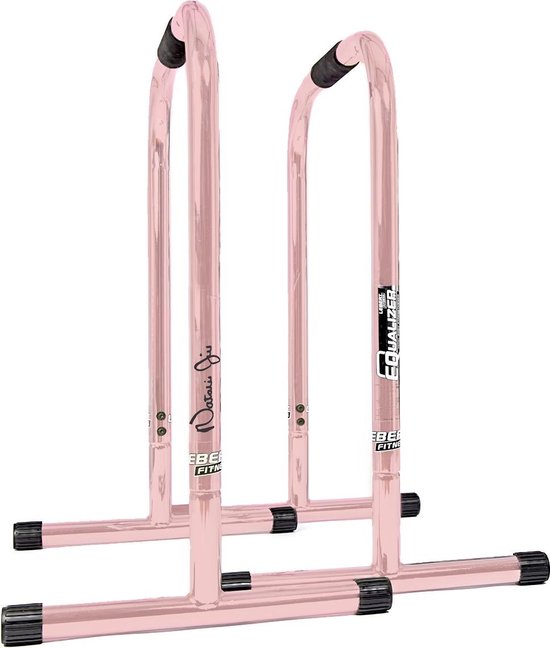 Lebert Equalizer Rose Gold Opdruksteunen Dip Bars Fitness bars
