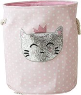 TIMEYARD Opbergmand voor kinderkamer, wasmand, grote kerstboommand, mand voor dekens en speelgoed, gevlochten mand, 55 x 35 cm, olijfgroen