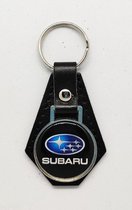 Sleutelhanger - Subaru - Leer - Leather - Metaal - Auto