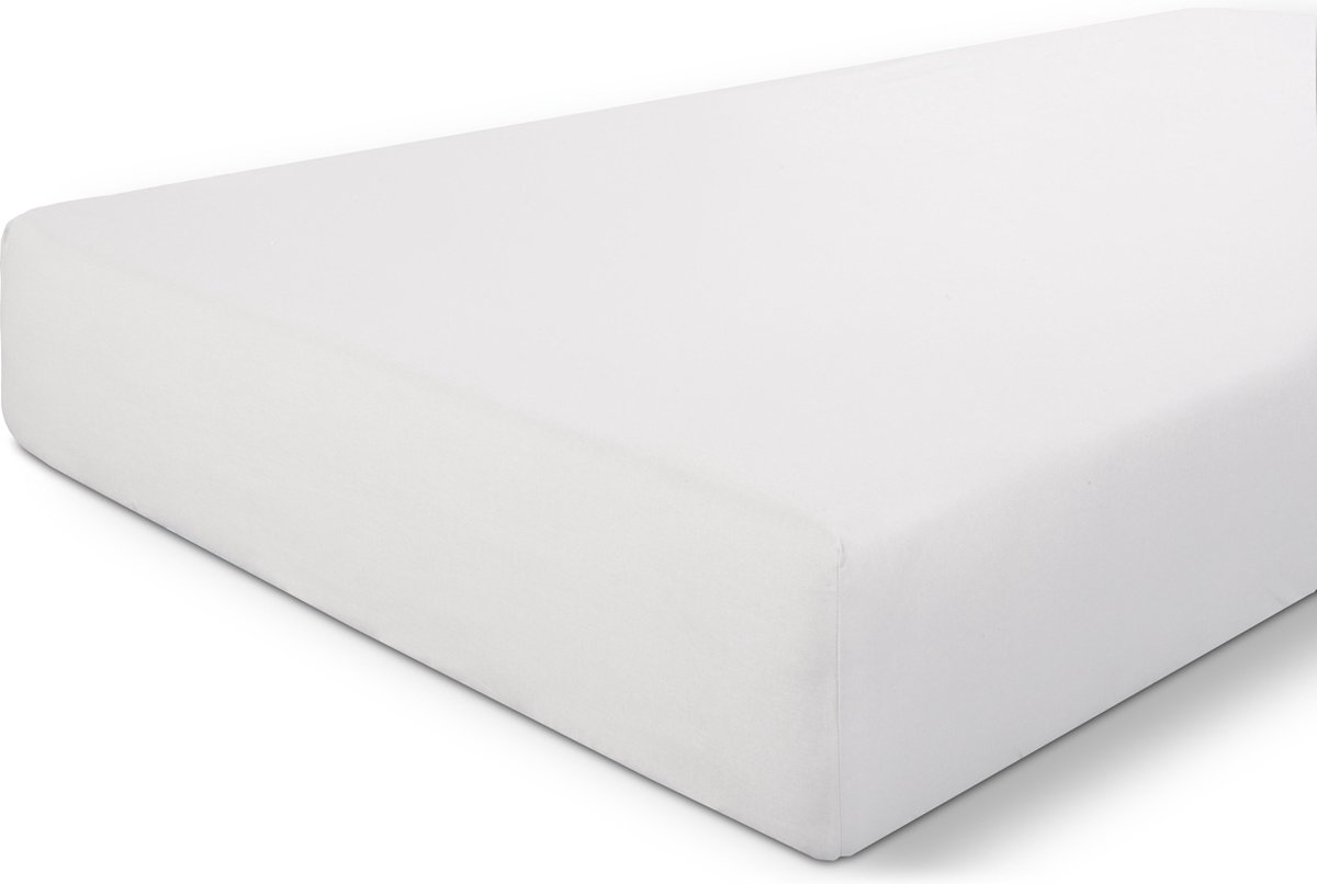 Byrklund Hoeslaken Bed Basics Cotton - 180x220 - 100% Katoen - Wit