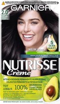 Garnier Nutrisse Crème 2.0 - Diep Bruinzwart - Permanente Haarkleuring