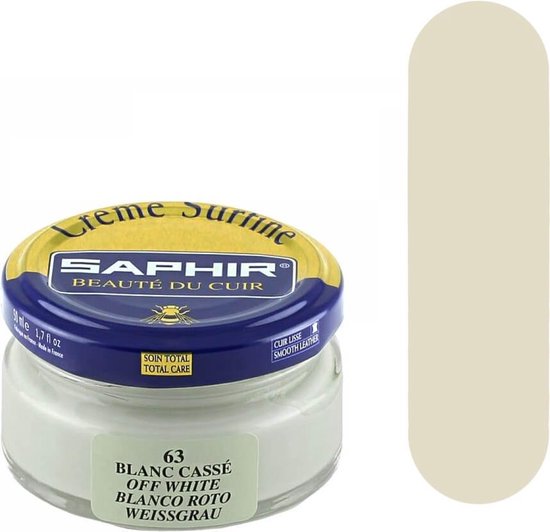 Saphir Creme Surfine (schoenpoets) - 63 Gebroken Wit 