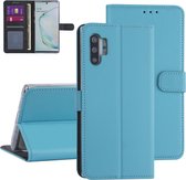 Samsung hoesje voor Galaxy Note 10 Plus - LichtBlauw - Book Case - Kaarthouder (N975F)