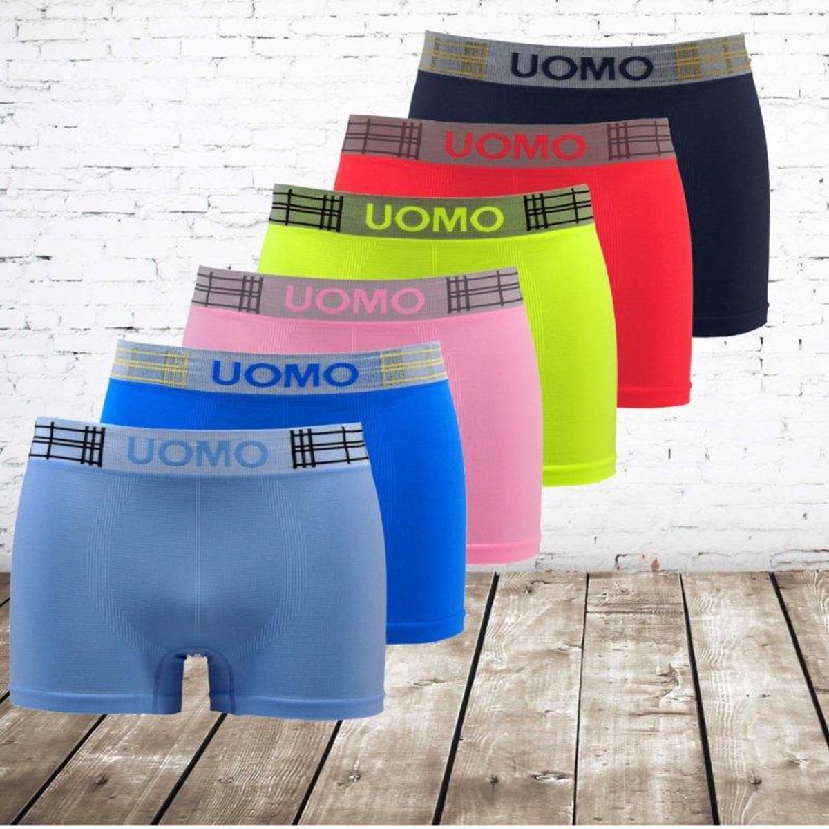 heren boxershorts Uomo naadloos 6 stuks ( XL / XXL ) | bol.com