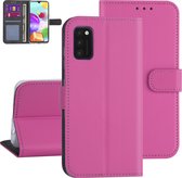 Samsung hoesje voor Galaxy A41 - Felroze - Book Case - Kaarthouder (A415F)