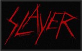 Slayer - Scratched Logo Patch - Zwart