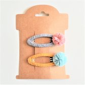 Pompom haarspeldjes